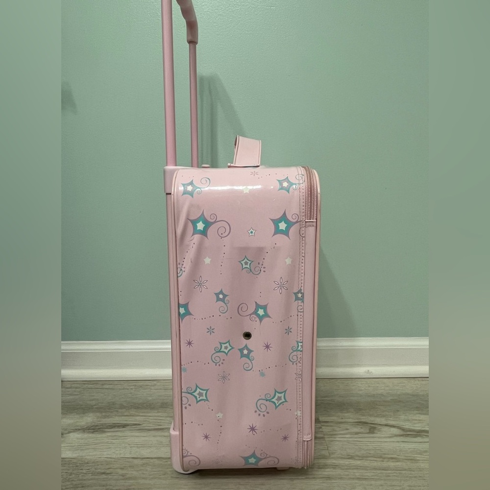 Vintage Y2K Disney Store Tinkerbell Child Size Rolling Suitcase - Picture 4 of 15